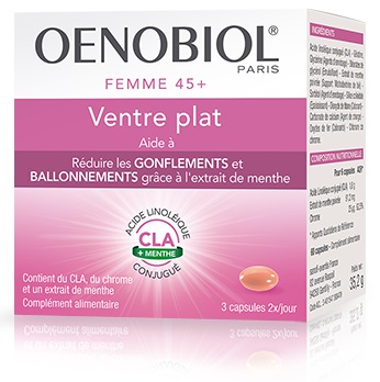 OENOBIOL VENTRE PLAT FEMME 45+ 60 CAPSULE - Farmadillo
