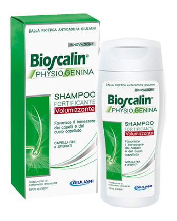 BIOSCALIN PHYSIOGENINA SHAMPOO FORTIFICANTE VOLUMIZZANTE 200 ML - Farmadillo