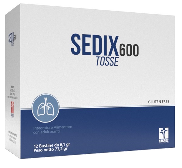 SEDIX 600 TOSSE 12 BUSTINE DA 6,1 G - Farmadillo