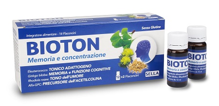 BIOTON ELEUTEROCOCCO MEMORIA CONCENTRAZIONE 14 FLACONCINI - Farmadillo