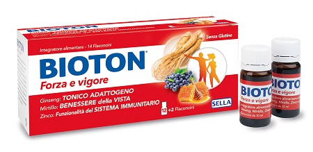 BIOTON GINSENG FORZA VIG 14 FLACONCINI - Farmadillo