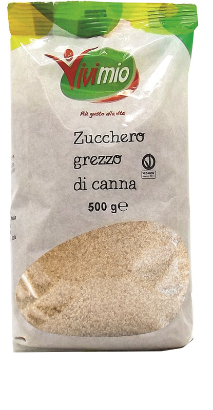 ZUCCHERO GREZZO DI CANNA VIVIMIO 500 G - Farmadillo
