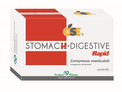 GSE STOMACH DIGESTIVE RAPID 24 COMPRESSE MASTICABILI - Farmadillo
