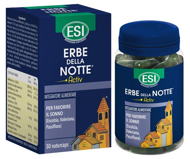 ESI ERBE DELLA NOTTE ACTIV 50 CAPSULE - Farmadillo