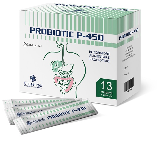 PROBIOTIC P-450 24 STICK MONODOSE 10 ML - Farmadillo
