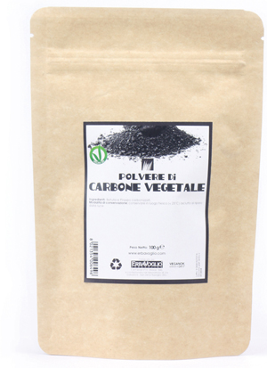 CARBONE VEGETALE POLVERE 100 G - Farmadillo