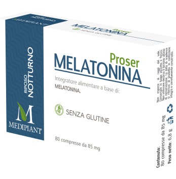 PROSER MELATONINA 80 COMPRESSE - Farmadillo
