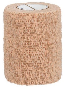 BENDA ELASTICA COMPRESSIVA AUTOADESIVA COBAN 7,5X200CM IN ESTENSIONE 7,5X450CM COLORE CARNE - Farmadillo