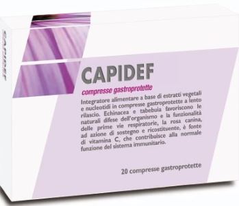 CAPIDEF 20 COMPRESSE GASTROPROTETTE - Farmadillo
