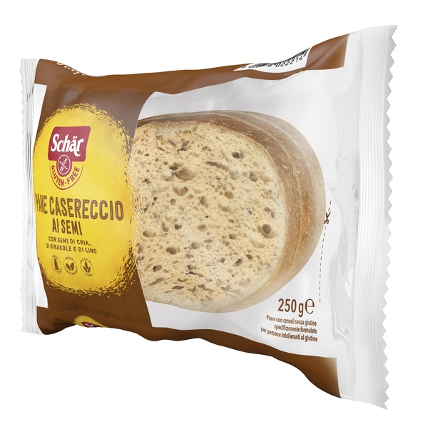SCHAR PANE CASERECCIO AI SEMI SENZA LATTOSIO 250 G - Farmadillo