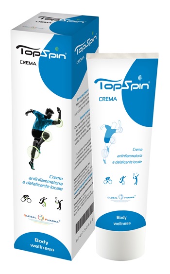 TOPSPIN CREMA ANTINFIAMMATORIA DEFATICANTE 100 ML - Farmadillo