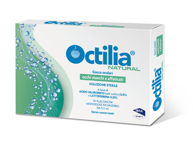 OCTILIA NATURAL OCCHI STANCHI E AFFATICATI 10 FLACONCINI 0,5 ML - Farmadillo