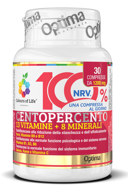 COLOURS OF LIFE CENTOPERCENTO 30 COMPRESSE 1200 MG - Farmadillo