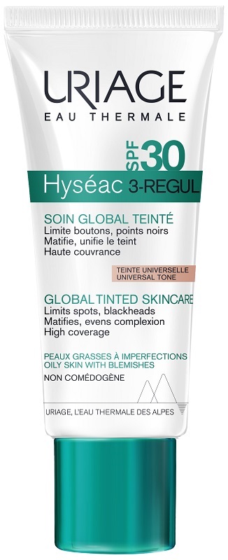 HYSEAC 3-REGUL CREAM COLORATE SP30 40 ML - Farmadillo