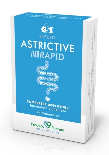 GSE ENTERO ASTRICTIVE RAPID 24 COMPRESSE DEGLUTIBILI - Farmadillo
