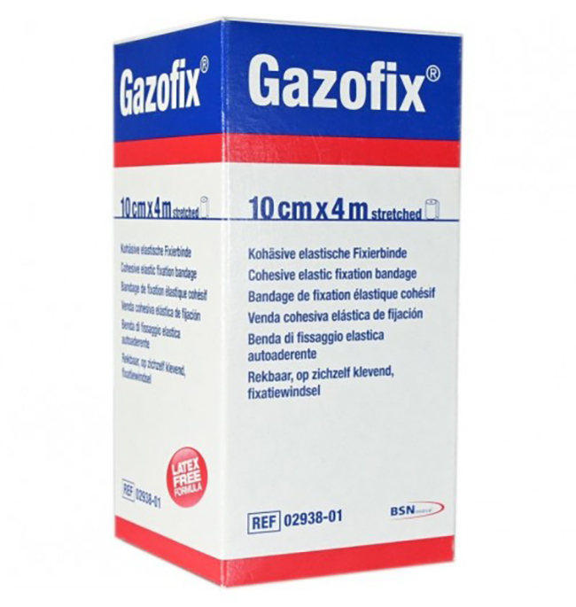 BENDA ELASTICA AUTOADESIVA GAZOFIX 10X400 CM - Farmadillo