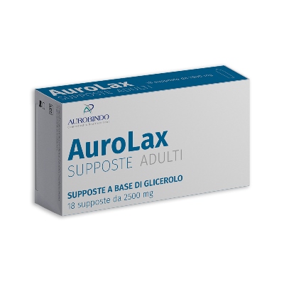SUPPOSTE AUROLAX GLICEROLO 2500 MG 18 SUPPOSTE - Farmadillo