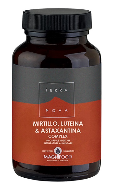 TERRANOVA MIRTILLO LUTEINA ASTAXANTINA SINERGIA PER GLI OCCHI 50 CAPSULE - Farmadillo