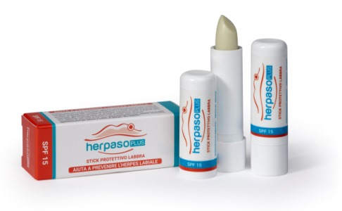 HERPASO PLUS SPF15 STICK PROTETTIVO LABBRA - Farmadillo