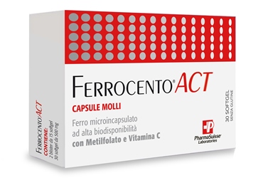 FERROCENTO ACT 30 CAPSULE MOLLI - Farmadillo