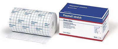FASCIA AUTOADESIVA IPOALLERGENICA FIXOMULL STRETCH PER FISSAGGIO CATETERI M 5 X 5 CM - Farmadillo