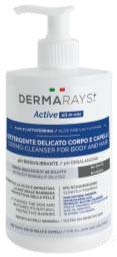 DERMARAYS ACTIVE ALL IN ONE DETERGENTE DELICATO CORPO E CAPELLI 500 ML - Farmadillo
