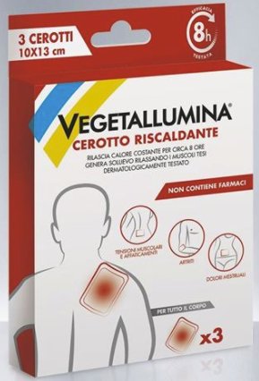 VEGETALLUMINA CEROTTO RISCALDANTE 3 PEZZI - Farmadillo