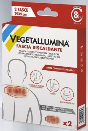 VEGETALLUMINA FASCIA RISCALDANTE 2 PEZZI - Farmadillo