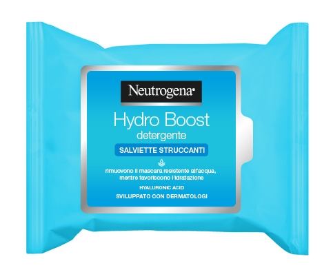 NEUTROGENA HYDRO BOOST SALVIETTE STRUCCANTI 25 PEZZI - Farmadillo