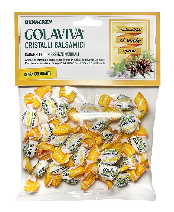 GOLAVIVA CRISTALLI BALSAMICI MIELE 70 G - Farmadillo