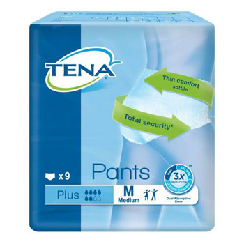 PANNOLONE PULL-UP TENA PANTS PLUS TAGLIA MEDIUM 9 PEZZI - Farmadillo