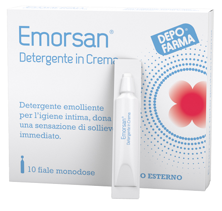 EMORSAN DETERGENTE IN CREMA 10 FIALE MONODOSE DA 3,5 ML - Farmadillo