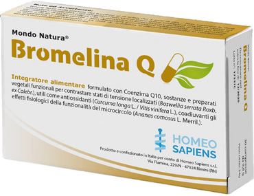 BROMELINA Q MONDO NATURA 30 COMPRESSE - Farmadillo