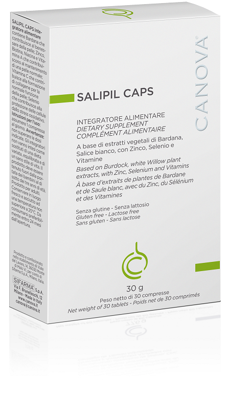 CANOVA SALIPIL CAPS 30 COMPRESSE NUOVA CONFEZIONE - Farmadillo