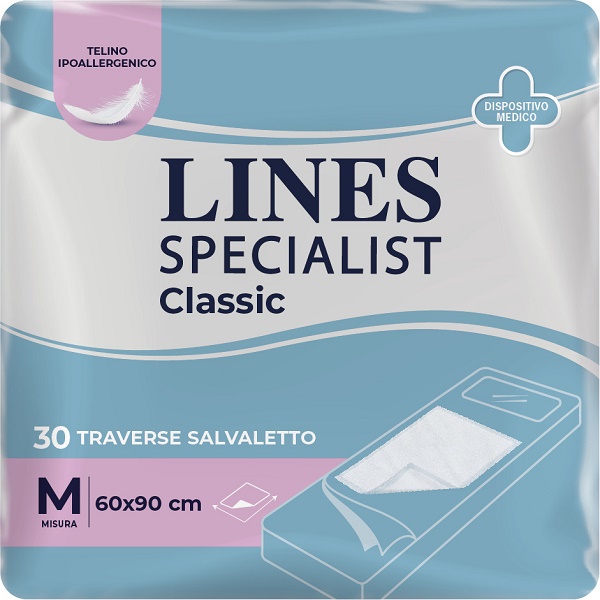 TRAVERSA ASSORBENTE LINES SPECIALIST CLASSIC MISURA 60X90 CM 30 PEZZI - Farmadillo