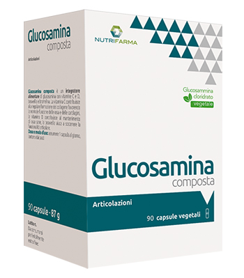 GLUCOSAMINA COMPOSTA VEGETALE 90 COMPRESSE - Farmadillo