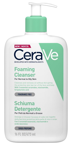 CERAVE SCHIUMA DETERGENTE VISO 473 ML - Farmadillo