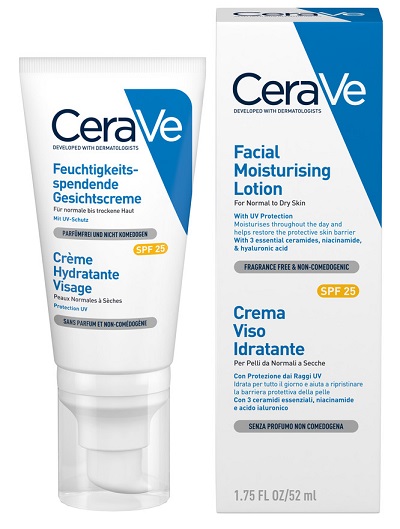 CERAVE CREMA VISO IDRATANTE SPF25 52 ML - Farmadillo
