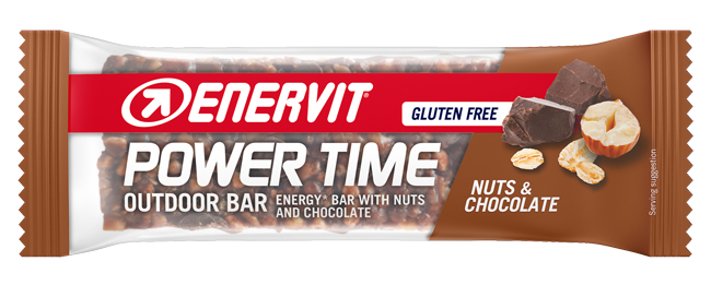 ENERVIT POWER TIME BARRETTA SENZA GLUTINE AL CIOCCOLATO 1 PEZZO - Farmadillo