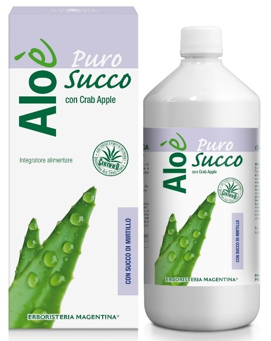 ALOE' ALOE VERA BIO + MIRTILLO 1 LITRO - Farmadillo