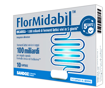 FLORMIDABIL RICARICA 10 CAPSULE - Farmadillo