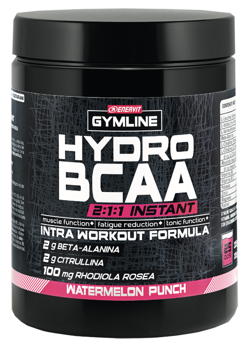 GYMLINE MUSCLE HYDRO BCAA INSTANT WATERMELON POLVERE 335 G - Farmadillo
