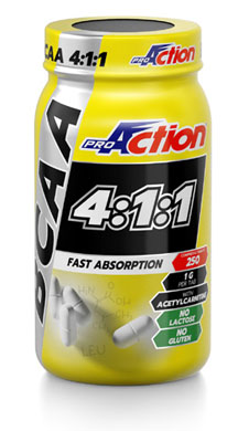 PROACTION BCAA 411 250 COMPRESSE - Farmadillo