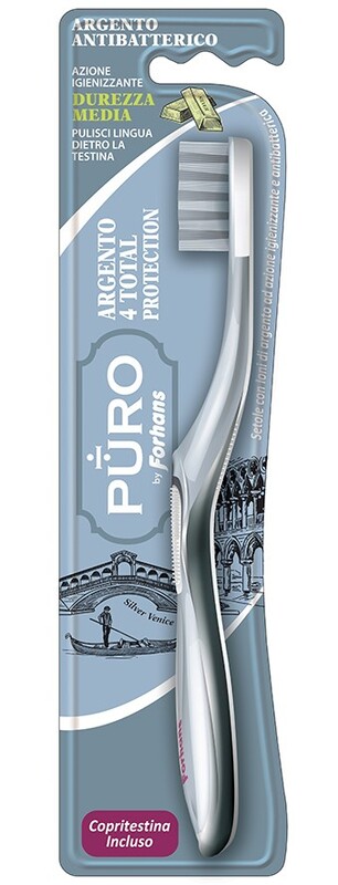 SPAZZOLINO SILVER 4 WHITE FORHANS 1 PEZZO - Farmadillo
