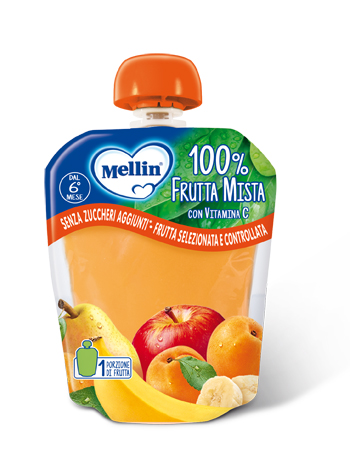 MELLIN POUCH FRUTTA MISTA 90 G - Farmadillo
