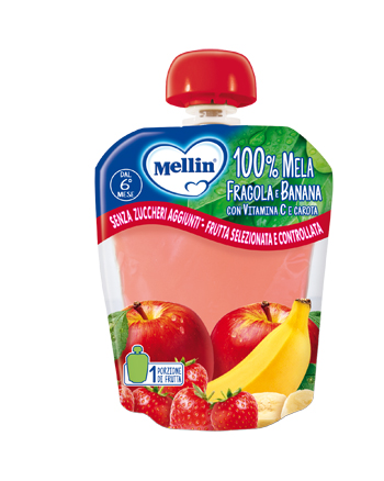MELLIN POUCH MELA/FRAGOLA/BANANA 90 G - Farmadillo