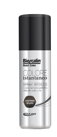 BIOSCALIN NUTRICOLOR SPRAY COLORE ISTANTANEO CASTANO SCURO 75 ML - Farmadillo