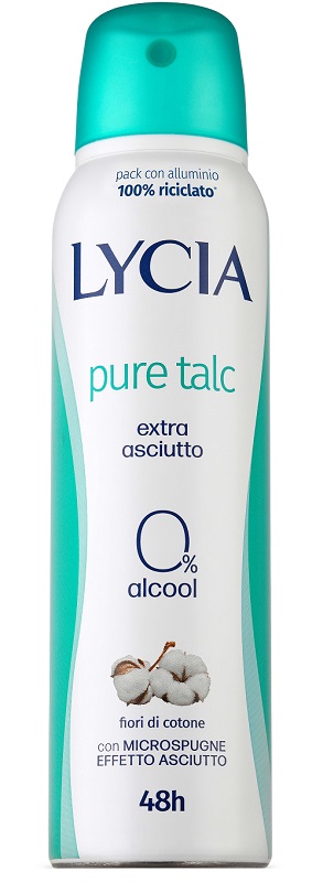 LYCIA SPRAY PURE TALC 150 ML - Farmadillo