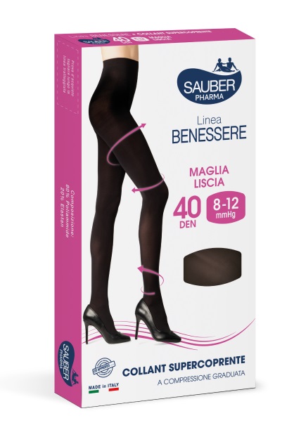 COLLANT SUPERCOPRENTE SAUBER 8-12MMHG NERO 4 - Farmadillo
