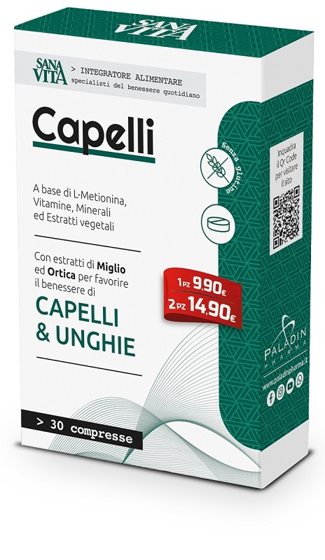 SANAVITA CAPELLI 30 COMPRESSE - Farmadillo